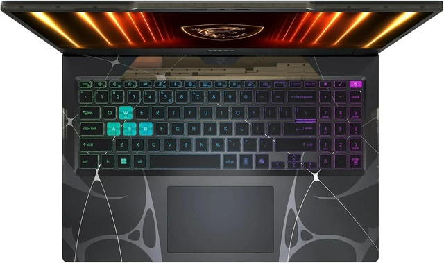 Alt view image 5 of 6 - MSI Cyborg 15 Gaming Laptop, 15.6" 144Hz FHD Display, Intel Core 7 240H 10-Core Processor, NVIDIA GeForce RTX 5060 8GB GDDR7, 16GB DDR5 1TB PCIe SSD, RGB Backlit KB, Wi-Fi 6E, Windows 11