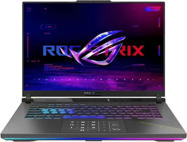 Alt view image 2 of 6 - ASUS ROG Strix G16 Gaming Laptop, 16" WUXGA 165Hz Display, AMD Ryzen 9 9955HX 16 cores Processor, NVIDIA GeForce RTX 5060 8 GB GDDR7, 16GB DDR5 512GB PCIe SSD, Windows 11, Office 2021 License