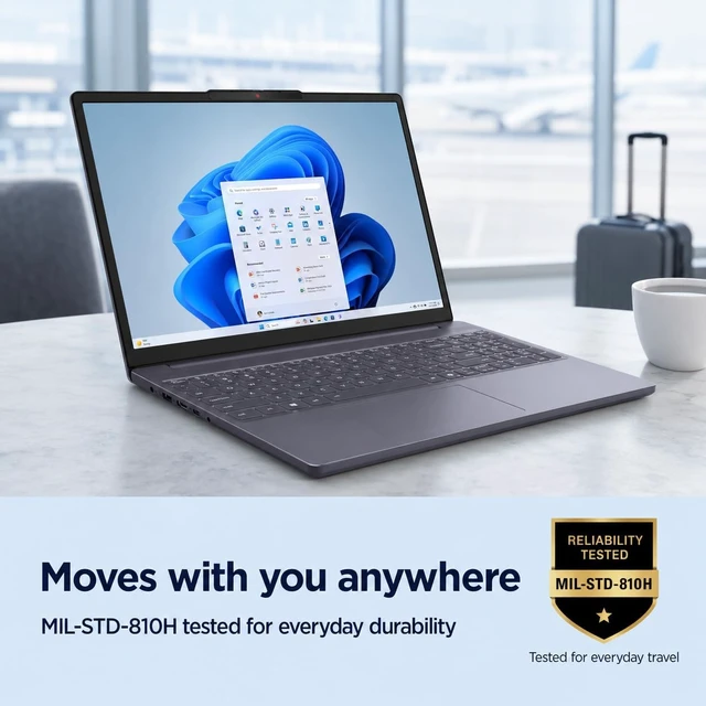 Alt view image 4 of 6 - Lenovo IdeaPad Slim 3 15 Laptop, 15.3" FHD+ Touchscreen, AMD Ryzen 7 170 8-Cores Processor, AMD Radeon 680M Graphics, 16GB DDR5 512GB PCIe SSD, Wi-Fi 6 and Bluetooth 5.3, Windows 11 Home