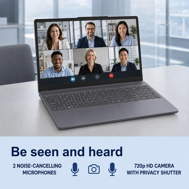 Alt view image 3 of 6 - Lenovo IdeaPad Slim 3 15 Laptop, 15.3" FHD+ Touchscreen, AMD Ryzen 7 170 8-Cores Processor, AMD Radeon 680M Graphics, 16GB DDR5 512GB PCIe SSD, Wi-Fi 6 and Bluetooth 5.3, Windows 11 Home