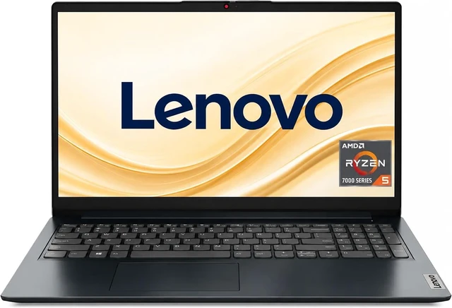 Alt view image 2 of 6 - Lenovo Ideapad 1 15 Laptop, 15.6" Full HD (1920 x 1080) Display, AMD Ryzen 5 7520U 4-core Processor, AMD Radeon 610M, 8GB DDR5 512GB PCIe SSD, Wi-Fi & Bluetooth, Windows 11 Pro, Office 2021 License