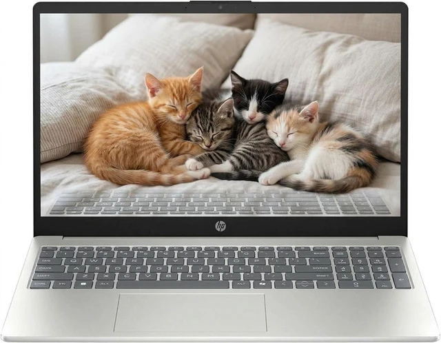 Main image of HP 15 Laptop, 15.6" FHD Touchscreen, Intel Core i5-1334U 10 Cores Processor, Intel Iris Xe Graphics, Wi-Fi 6, Windows 11 Pro, 32GB RAM, 2TB SSD