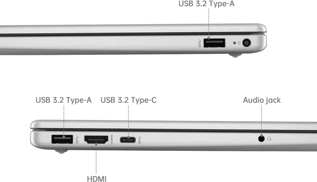 Alt view image 2 of 5 - HP 15 Laptop, 15.6" Full HD Display, Intel Core i5-1235U 10 Cores Processor, Intel Iris Xe Graphics, Wi-Fi 6, Windows 11 Pro, 8GB RAM, 1TB SSD