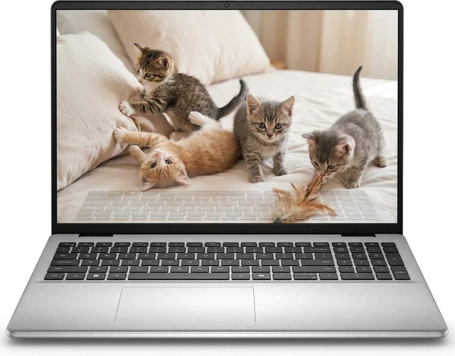 Main image of Dell 16 DC Laptop, 16" WUXGA Touchscreen, Intel Core 5 120U 10-Core Processor, Intel Graphics, Wi-Fi 6E, Backlit Keyboard, Windows 11 Pro, 8GB DDR5 RAM, 512GB PCIe SSD