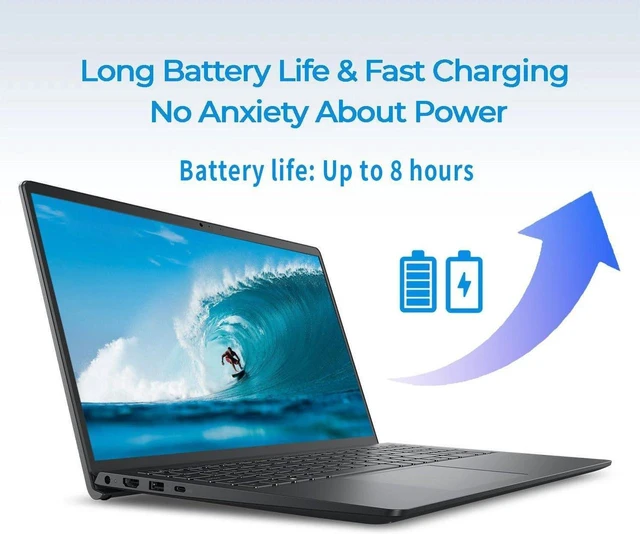 Alt view image 5 of 5 - Dell Inspiron 15 Business Laptop, 15.6" FHD Touchscreen, Intel Core i5-1334U 10 Cores Processor, Intel UHD Graphics, Wi-Fi 6, Win 11 Home, Office 2024, 8GB RAM, 4TB SSD