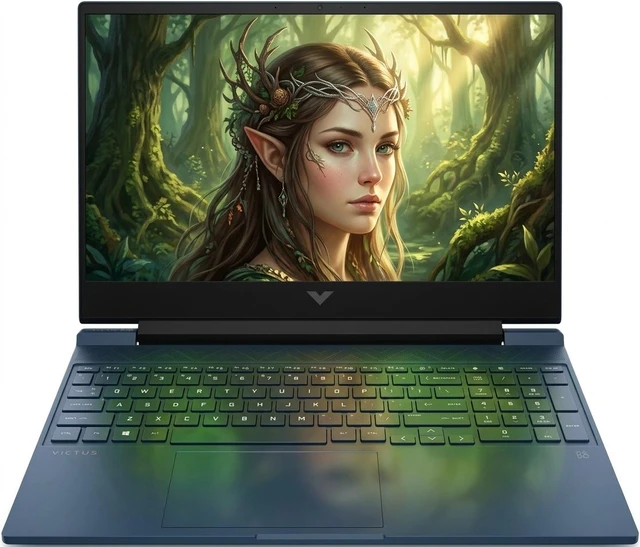 Main image of HP Victus 15 Gaming Laptop, 15.6" 144Hz FHD Display, Intel Core i5-12450H 8 Cores Processor, GeForce RTX 3050, Windows 11 Home, 8GB RAM, 256GB PCIe SSD
