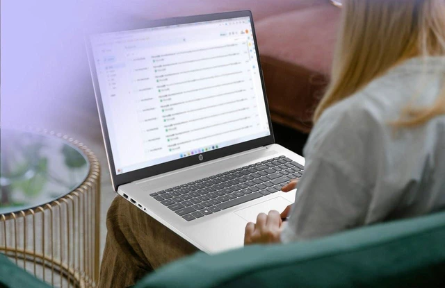 Alt view image 2 of 5 - HP 17 Laptop, 17.3" FHD Display, Intel Core i5-1334U 10 Cores Processor, Intel Iris Xe Graphics, Backlit Keyboard, Windows 11 Home, 32GB RAM, 2TB PCIe SSD