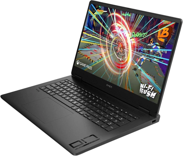 Alt view image 3 of 6 - HP OMEN 17 Gaming Laptop, 17.3" FHD 144Hz, AMD Ryzen AI 9 365 10-Core Processor, NVIDIA GeForce RTX 5060 8GB GDDR7 Graphics, WiFi 6E, 64GB DDR5 2TB PCIe SSD, Windows 11 Pro