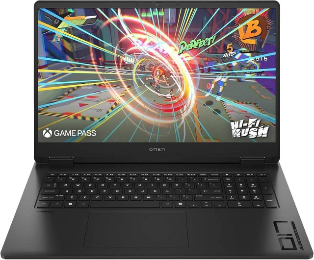 Alt view image 2 of 6 - HP OMEN 17 Gaming Laptop, 17.3" FHD 144Hz, AMD Ryzen AI 9 365 10-Core Processor, NVIDIA GeForce RTX 5060 8GB GDDR7 Graphics, WiFi 6E, 64GB DDR5 2TB PCIe SSD, Windows 11 Pro