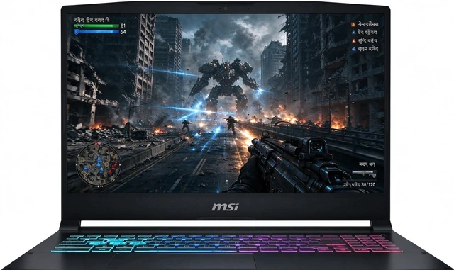 Main image of MSI Katana 15 Gaming Laptop, 15.6" QHD (2560 x 1440) 165Hz, Intel Core i7-14650HX 16-Core Processor, NVIDIA GeForce RTX 5070 8GB GDDR7, 64GB DDR5 1TB PCIe SSD, Windows 11 Pro