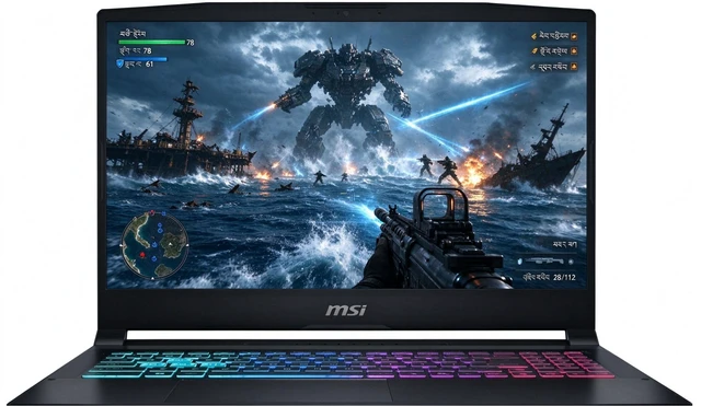 Main image of MSI Katana 15 Gaming Laptop, 15.6" FHD (1920 x 1080) 144Hz, Intel Core i7-14650HX 16-Core Processor, NVIDIA GeForce RTX 5050 8GB GDDR7, 32GB DDR5 2TB SSD, Office 2024, Windows 11 Home
