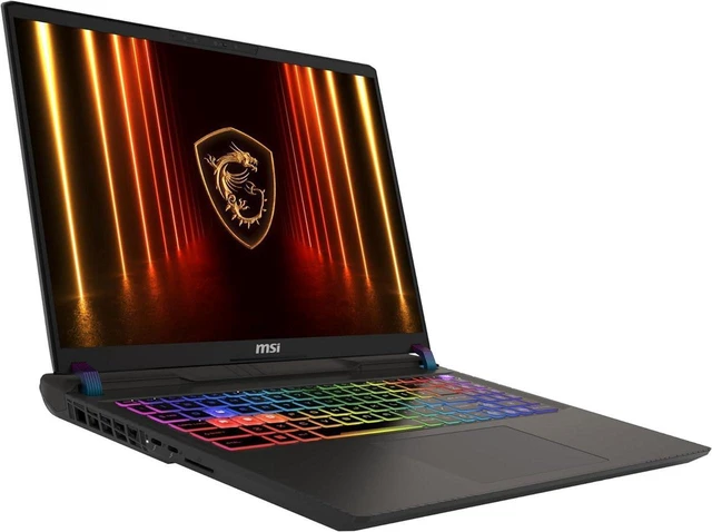 Alt view image 4 of 6 - MSI Vector 16 Gaming Laptop, 16" WQXGA 240Hz, Intel Core Ultra 7 255HX 20 Cores, GeForce RTX 5070 Ti 12GB GDDR7, 24 Zone RGB, Windows 11 Pro, 64GB DDR5 1TB PCIe SSD