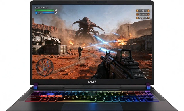 Main image of MSI Vector 16 Gaming Laptop, 16" WQXGA 240Hz, Intel Core Ultra 7 255HX 20 Cores, GeForce RTX 5070 Ti 12GB GDDR7, 24 Zone RGB, Windows 11 Pro, 64GB DDR5 1TB PCIe SSD