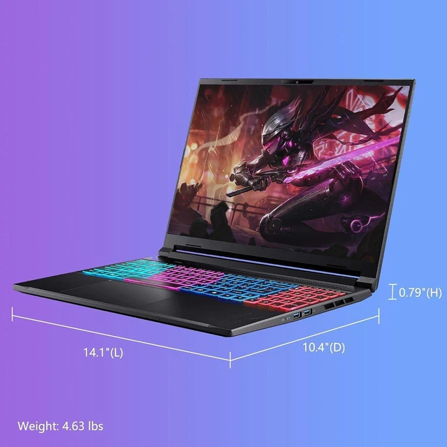 Alt view image 6 of 6 - Acer Nitro V 16S Gaming Laptop, 16" WQXGA 180Hz Display, AMD Ryzen 7 260 8-Core Processor, NVIDIA GeForce RTX 5070 8GB GDDR7, Wi-Fi 6, 32GB DDR5 512GB PCIe SSD, Windows 11 Pro