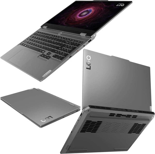 Alt view image 6 of 6 - Lenovo LOQ 15 Gaming Laptop, 15.6" 144Hz FHD Display, AMD Ryzen 5 7235HS 6-Core Processor, NVIDIA GeForce RTX 4050 6GB GDDR6, Wi-Fi 6, Backlit, 64GB DDR5 2TB SSD, Office 2021, Win 11 Home