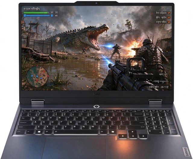 Main image of Lenovo LOQ 15 Gaming Laptop, 15.6" 144Hz FHD Display, AMD Ryzen 5 7235HS 6-Core Processor, NVIDIA GeForce RTX 4050 6GB GDDR6, Wi-Fi 6, Backlit, 64GB DDR5 2TB SSD, Office 2021, Win 11 Home