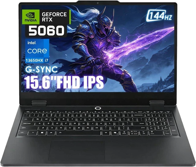 Alt view image 2 of 6 - Lenovo LOQ Gaming Laptop, Intel Core i7-13650HX 14-Core Processor, NVIDIA GeForce RTX 5060 8GB GDDR7, 15.6" FHD Display, Wi-Fi 6, Backlit KB, 16GB DDR5 2TB SSD, Office 2021, Win 11 Pro