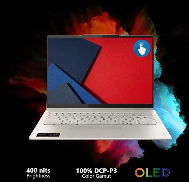 Alt view image 4 of 6 - Lenovo Yoga 7 2-in-1 Laptop, AMD Ryzen AI 5 430 Processor, AMD Radeon 840M Graphics, 14" WUXGA Touchscreen, Wi-Fi 7, USB-C, 16GB DDR5 1TB PCIe SSD, Lifetime Office 2021, Windows 11 Pro