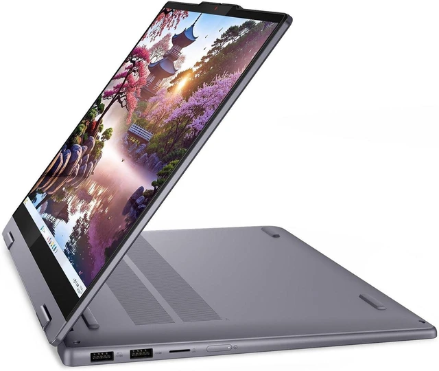 Alt view image 4 of 5 - Lenovo IdeaPad 5 14 Laptop, AMD Ryzen AI 7 350 8-Core Processor, AMD Radeon 860M Graphics, 14" WUXGA Touchscreen, Wi-Fi 7, Backlit KB, 16GB DDR5 1TB SSD, Office 2024, Windows 11 Home