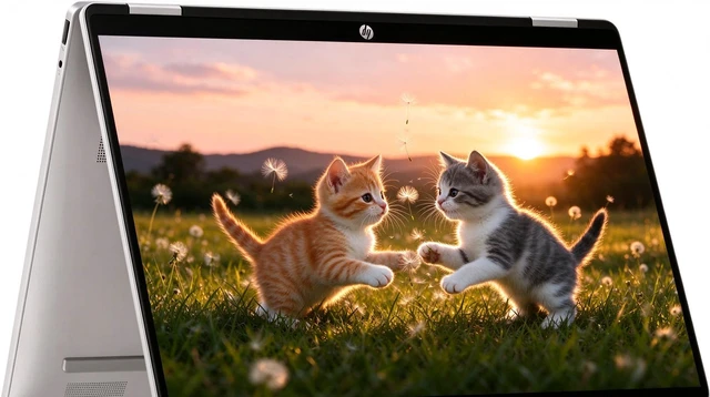 Main image of HP OmniBook 5 Flip 14 Laptop, Intel Core 7 150U 10-Core Processor, Intel Graphics, 14" FHD+ Touchscreen, Wi-Fi 6E, Backlit KB, 16GB DDR5 512GB PCIe SSD, Windows 11 Pro