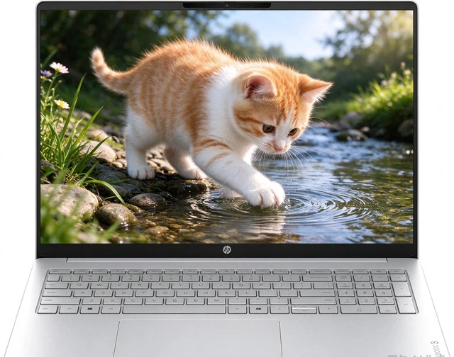 Main image of HP OmniBook 3 16 Laptop, AMD Ryzen 5 4000 4-Core Processor, AMD Radeon 610M Graphics, 16" WUXGA Touchscreen, Wi-Fi 6, HDMI, USB-C, 8GB DDR5 512GB SSD, Windows 11 Home