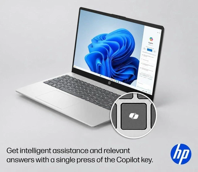 Alt view image 4 of 5 - HP 15 Laptop, 15.6" FHD Touchscreen, AMD Ryzen 5 7530U 6 Cores Processor, AMD Radeon Graphics, WiFi 6, Bluetooth 5.4, Numeric Keypad, 64GB DDR4 4TB PCIe SSD, Windows 11 Pro
