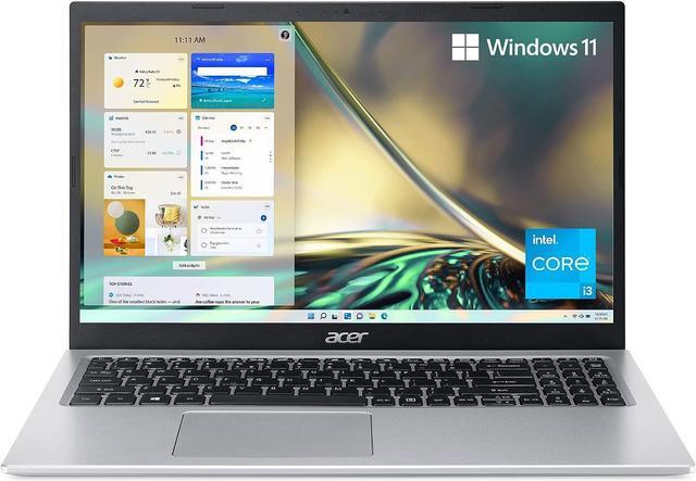 Alt view image 2 of 7 - Acer Aspire 5 15 Laptop, 15.6" Full HD (1920 x 1080) IPS Display, Intel Core i3-1115G4 2 cores Processor, Intel UHD Graphics, 16GB DDR4  1TB PCIe SSD, WiFi 6, Backlit Keyboard, Windows 11
