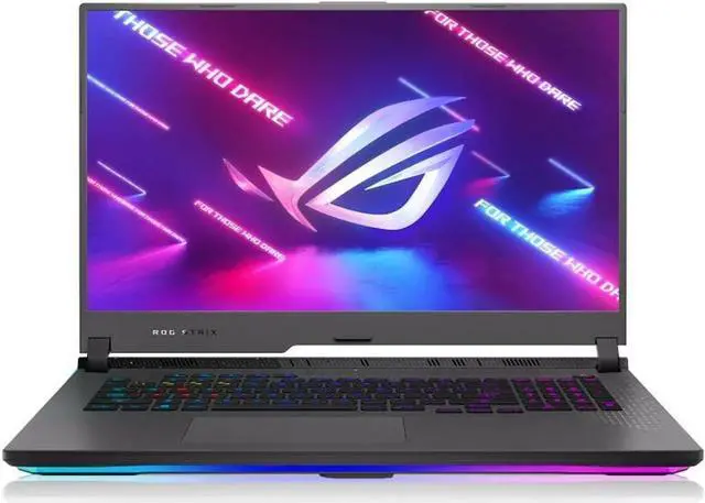 Alt view image 2 of 7 - ASUS ROG Strix G17 Gaming Laptop, 17.3" FHD 144Hz Display, AMD Ryzen 7 6800H 8 cores Processor, NVIDIA GeForce RTX 3050 4GB GDDR6, 64GB DDR5  2TB PCIe SSD, RGB Keyboard, Windows 11