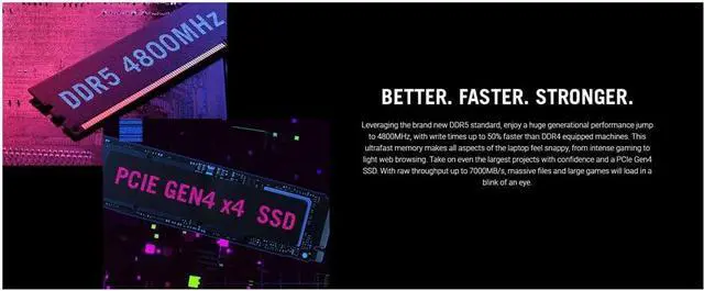 Alt view image 5 of 7 - ASUS ROG Strix G17 Gaming Laptop, 17.3" FHD 144Hz Display, AMD Ryzen 7 6800H 8 cores Processor, NVIDIA GeForce RTX 3050 4GB GDDR6, 64GB DDR5  2TB PCIe SSD, RGB Keyboard, Windows 11