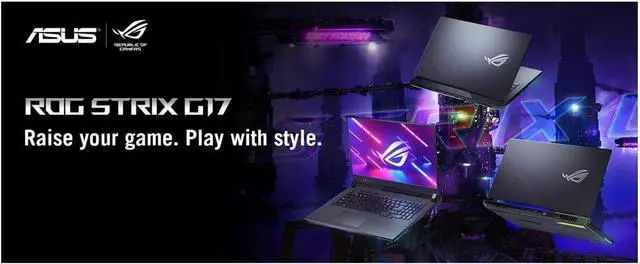 Alt view image 3 of 7 - ASUS ROG Strix G17 Gaming Laptop, 17.3" FHD 144Hz Display, AMD Ryzen 7 6800H 8 cores Processor, NVIDIA GeForce RTX 3050 4GB GDDR6, 64GB DDR5  2TB PCIe SSD, RGB Keyboard, Windows 11