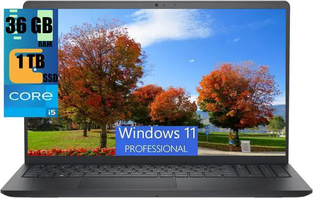 Main image of DELL Inspiron 3520 15 Business Laptop, 15.6'' FHD Touchscreen, Intel Core i5-1155G7 4 Cores Processor, Intel UHD Graphics, 36GB DDR4  1TB PCIe SSD, Wi-Fi, Bluetooth, Windows 11 Pro