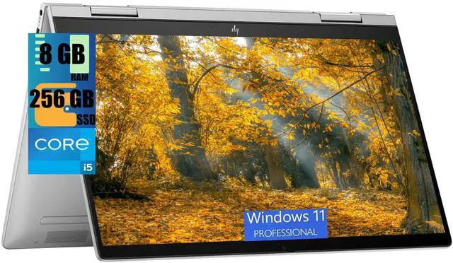 Main image of HP Envy 2-in-1 14 Laptop, 14" FHD (1920 x 1080) Touchscreen, Intel Core i5-1335U 10-Cores Processor, Intel Iris Xe Graphics, 8GB  DDR4  256GB  PCIe SSD, Fingerprint, Backlit KB, Windows 11 Pro