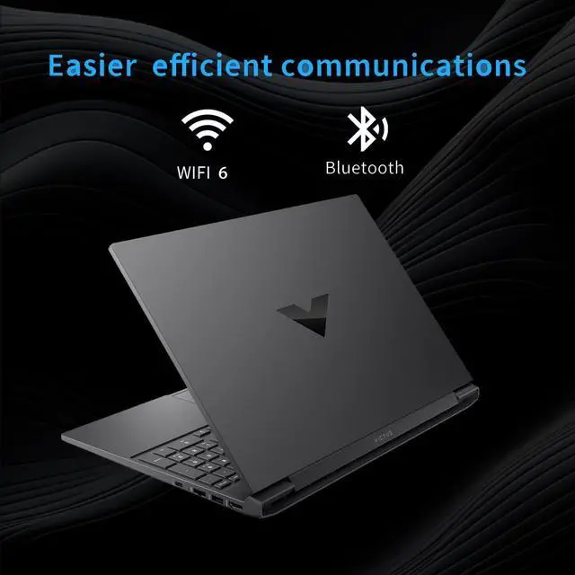 Alt view image 5 of 6 - HP Victus 15 Gaming Laptop, 15.6" FHD 144Hz Display, AMD Ryzen 5 7535HS 6 cores Processor, AMD Radeon RX 6550M, 64GB DDR5 4 TB PCIe SSD, Backlit Keyboard, Windows 11 ,Office 2024 License