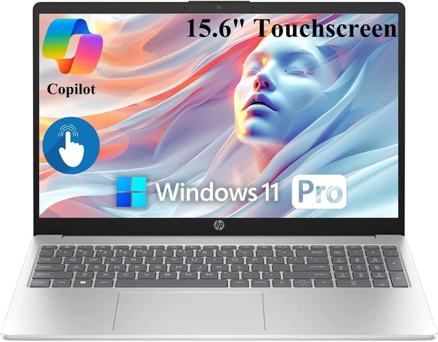 Alt view image 2 of 6 - HP 15 Laptop, 15.6" HD (1366 x 768) Touchscreen, Intel Core i3-1315U 6 cores processor, Intel UHD Graphics, 32GB DDR4 512GB PCIe SSD, Wi-Fi 6E, Windows 11 Pro,Office 2024 License