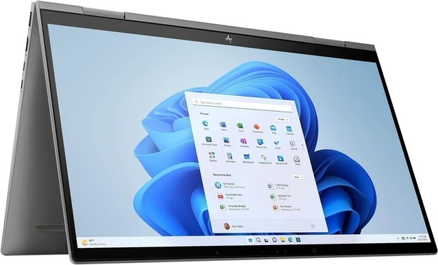 Alt view image 2 of 6 - HP Envy x360 15 Laptop, 15.6" FHD Touchscreen, Intel Core i5-1335U 10-Core Processor, Intel Iris Xe Graphics, 8GB DDR4 2 TB PCIe SSD, BT 5.3, Backlit KB, Windows 11 Pro ,Office 2024 License