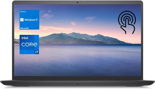 Alt view image 2 of 6 - Dell Inspiron 3520 15 Laptop, 15.6" FHD Touchscreen, Intel Core i7-1255U 10 Cores Processor, Intel Iris Xe Graphics, 16GB DDR4 2 TB PCIe SSD, Wi-Fi and Bluetooth, Windows 11 ,Office 2024 License