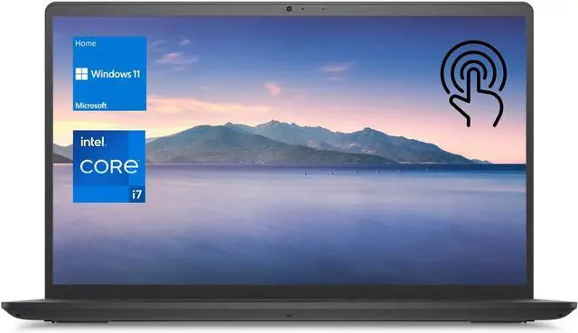 Alt view image 2 of 6 - Dell Inspiron 3520 15 Laptop, 15.6" FHD Touchscreen, Intel Core i7-1255U 10 Cores Processor, Intel Iris Xe Graphics, 32GB DDR4 2 TB PCIe SSD, Wi-Fi and Bluetooth, Windows 11 Pro,Office 2024 License