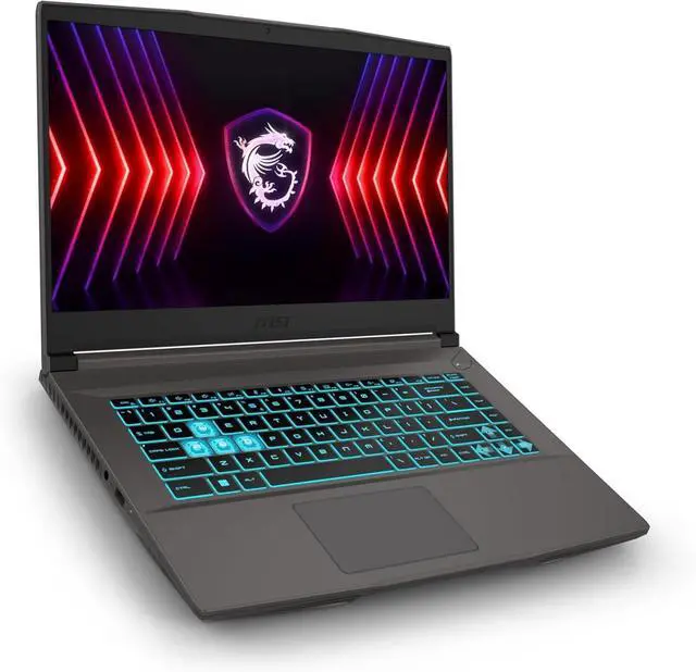 Alt view image 6 of 6 - MSI Thin 15 Gaming Laptop, 15.6" FHD 144Hz, Intel Core i5-13420H 8 cores Processor, NVIDIA GeForce RTX 4050 6GB Graphic, 64GB DDR5 2 TB PCIe SSD, Backlit Keyboard, Windows 11 ,Office 2024 License