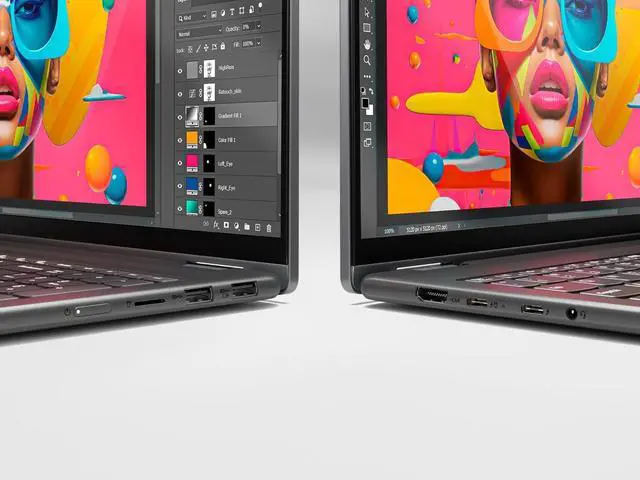 Alt view image 5 of 5 - Lenovo Yoga 7i 2-in-1 Laptop, 16" FHD+ Touchscreen, Intel Core Ultra 7 155U 12 Cores Processor, Intel Graphics, 16GB DDR4 1 TB PCIe SSD, FP Reader, Windows 11 Home ,Office 2024 License