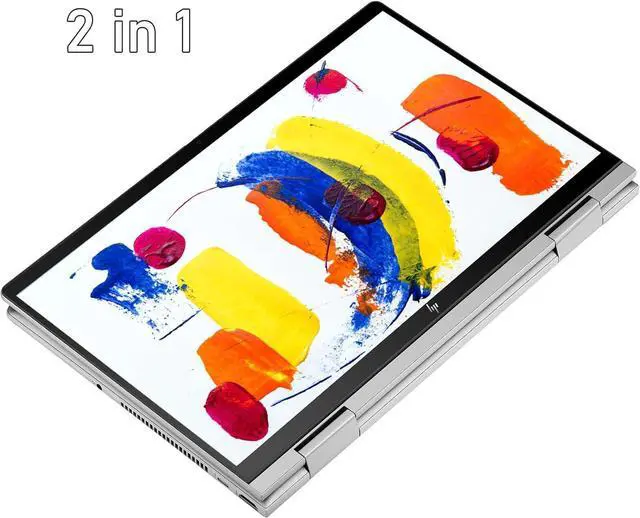 Alt view image 3 of 5 - HP Envy x360 2-in-1 14 Laptop, 14" FHD Touchscreen, Intel Core i5-1335U 10-Core Processor, Intel Iris Xe Graphics, 8GB DDR4 256GB PCIe SSD, Backlit Kb, FR, Windows 11 Home ,Office 2024 License