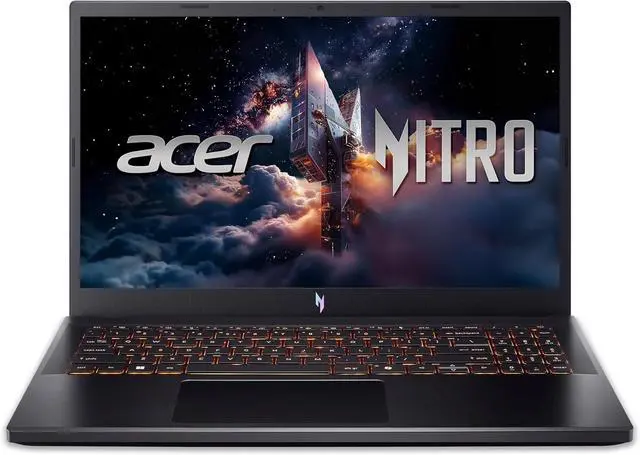 Alt view image 2 of 6 - Acer Nitro V 15 Gaming Laptop, 15.6" FHD 165Hz, Intel Core i9-13900H 14-Cores Processor, NVIDIA GeForce RTX 5060 8 GB GDDR7, 64GB DDR5 1 TB PCIe SSD, Wi-Fi 6, Windows 11