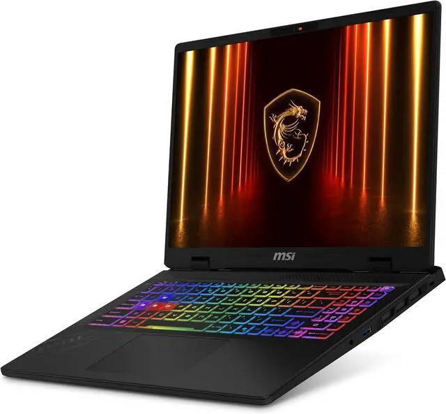 Alt view image 2 of 6 - MSI Crosshair A16 Gaming Laptop, 16" QHD+ 240Hz, AMD Ryzen 9 8940HX 16-Core Processor, NVIDIA GeForce RTX 5060 8 GB GDDR7, 16GB DDR5 1 TB PCIe SSD, Wi-Fi 6E, Windows 11