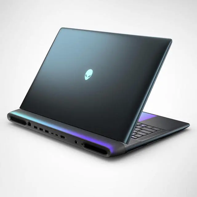 Alt view image 5 of 6 - Alienware 18 Gaming Laptop, 18" QHD+ 165Hz, Intel Core Ultra 9 275HX 24-Core Processor, GeForce RTX 5080, 16GB GDDR7, 32GB DDR5 4 TB PCIe SSD, Backlit KB, Windows 11 Pro