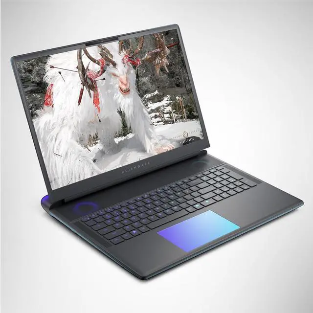 Alt view image 3 of 6 - Alienware 18 Gaming Laptop, 18" QHD+ 165Hz, Intel Core Ultra 9 275HX 24-Core Processor, GeForce RTX 5080, 16GB GDDR7, 32GB DDR5 4 TB PCIe SSD, Backlit KB, Windows 11 Pro