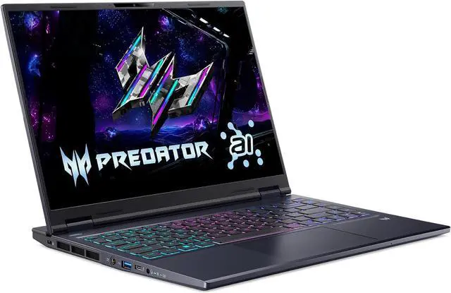 Alt view image 3 of 6 - Acer Predator Helios Neo 14 AI Gaming Laptop, 14.5" WQXGA 165Hz, Intel Core Ultra 9 285H 16-Core processor, RTX 5070 8GB Graphic, 32 GB DDR5 512 PCIe SSD, Windows 11 Pro