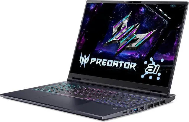 Alt view image 4 of 6 - Acer Predator Helios Neo 14 AI Gaming Laptop, 14.5" WQXGA 165Hz, Intel Core Ultra 9 285H 16-Core processor, RTX 5070 8GB Graphic, 32 GB DDR5 512 PCIe SSD, Windows 11 Pro