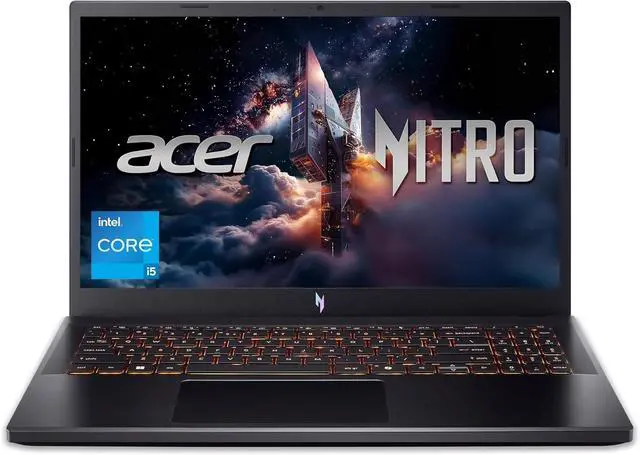 Alt view image 2 of 6 - Acer Nitro V 15 Gaming Laptop, 15.6" FHD 165Hz Display, Intel Core i5-13420H 8 cores Processor, RTX 4050 6 GB, 16GB DDR5 1 TB PCIe SSD, Wi-Fi 6 | Backlit KB, Windows 11