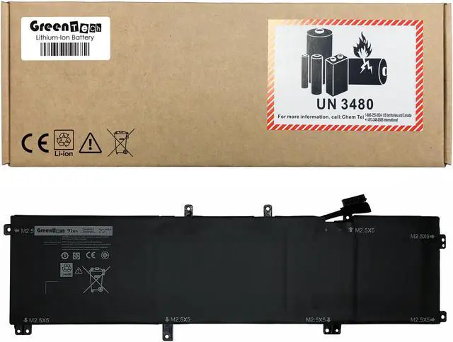 Main image of GREENTECH 245RR BATTERY FOR DELL XPS 9530 PRECISION M3800 11.1V 91WHR 7D1WJ H76MV
