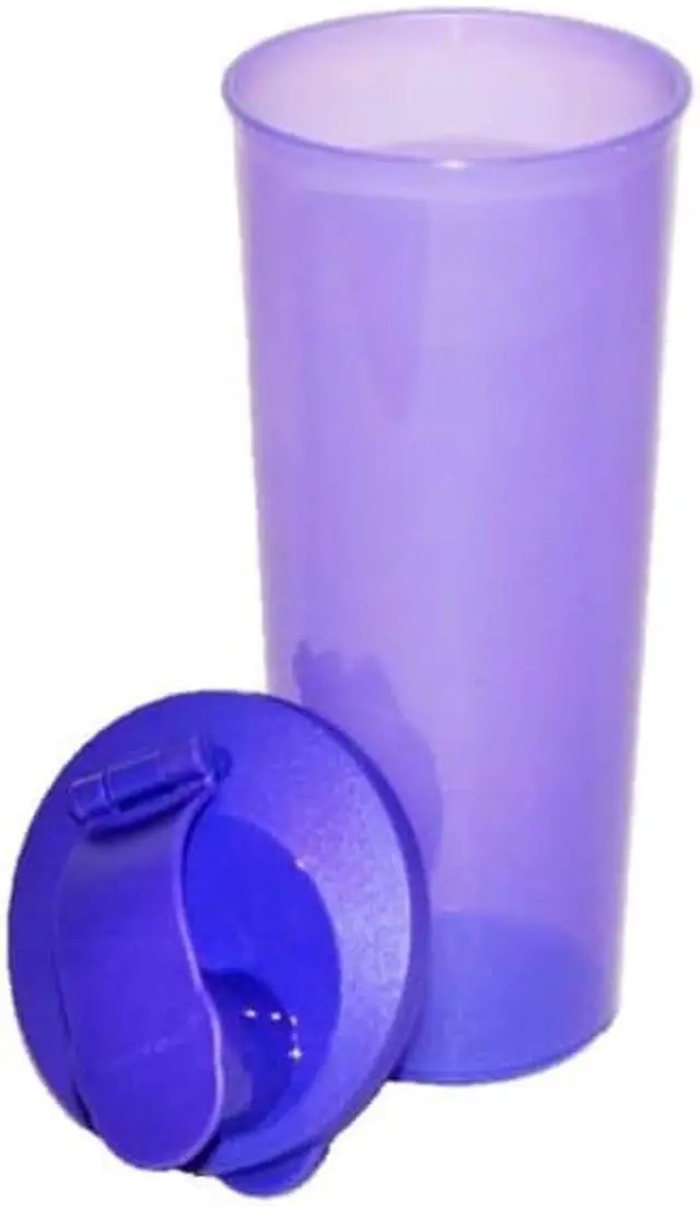 Alt view image 2 of 2 - Tupperware (1) Tumbler Cup with Flip-Top Seal 16 Ounce Purple