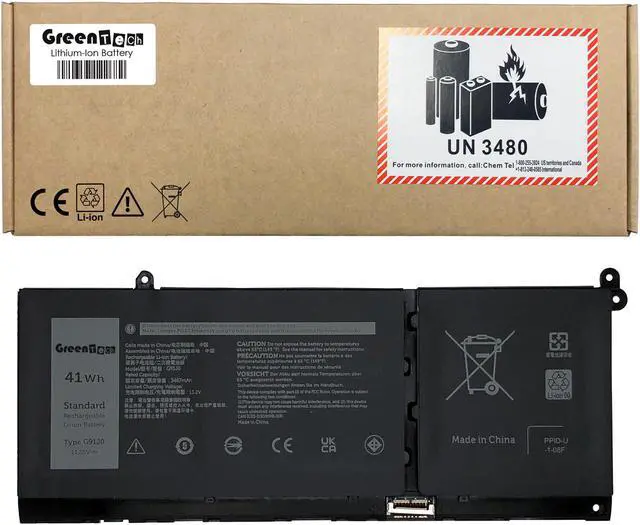 Main image of GREENTECH G91J0 BATTERY FOR DELL INSPIRON 3515 3515 3525 5510 5515 5626 LATITUDE 3320 3330 3420 3520 VOSTRO 3420 5410 3510 5510 5620 MGCM5 11.25V 42WHR 451-BCWW